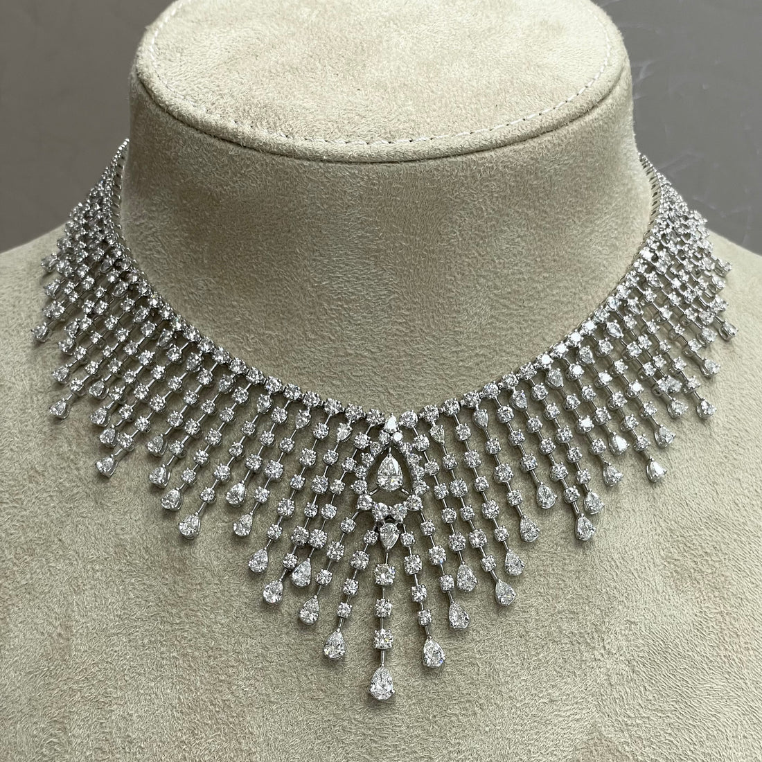 Saleh Sallom | Natural Diamond Necklace | 30.13 CT