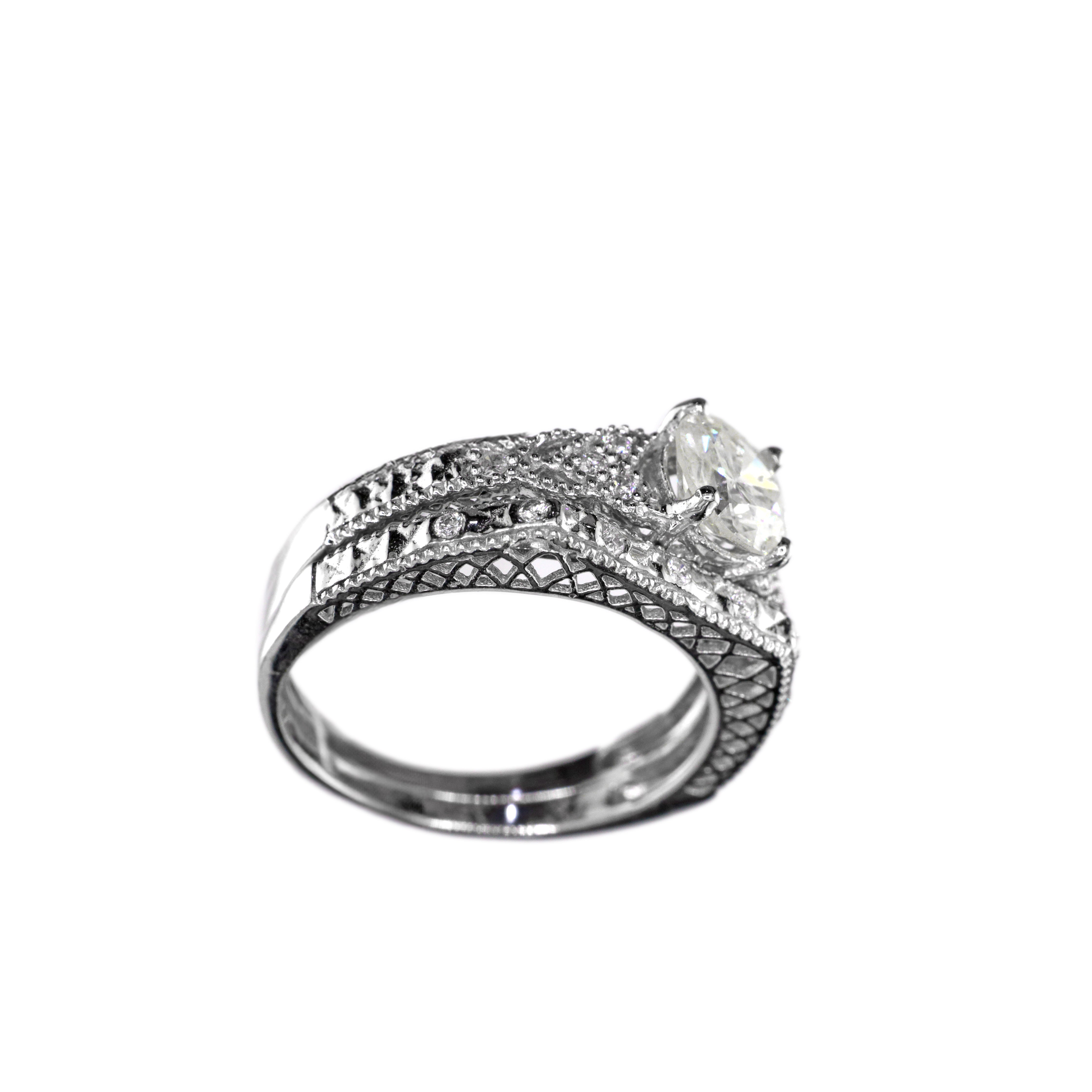 Diamond Ring Natural - By Saleh Sallom 18Karat | 1.00 carat