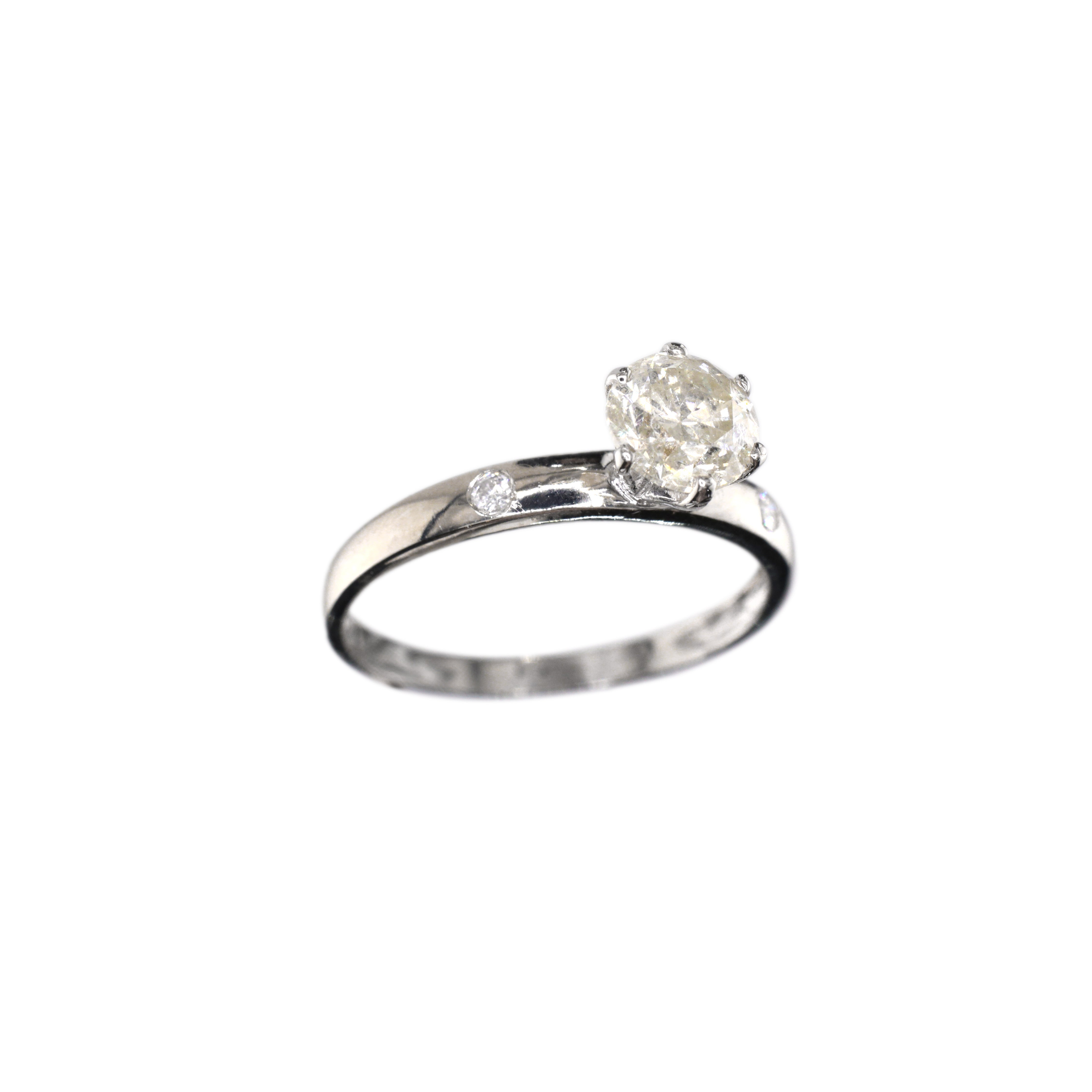 Diamond Ring Natural - By Saleh Sallom 2.470g 18Karat | 1.14 carat