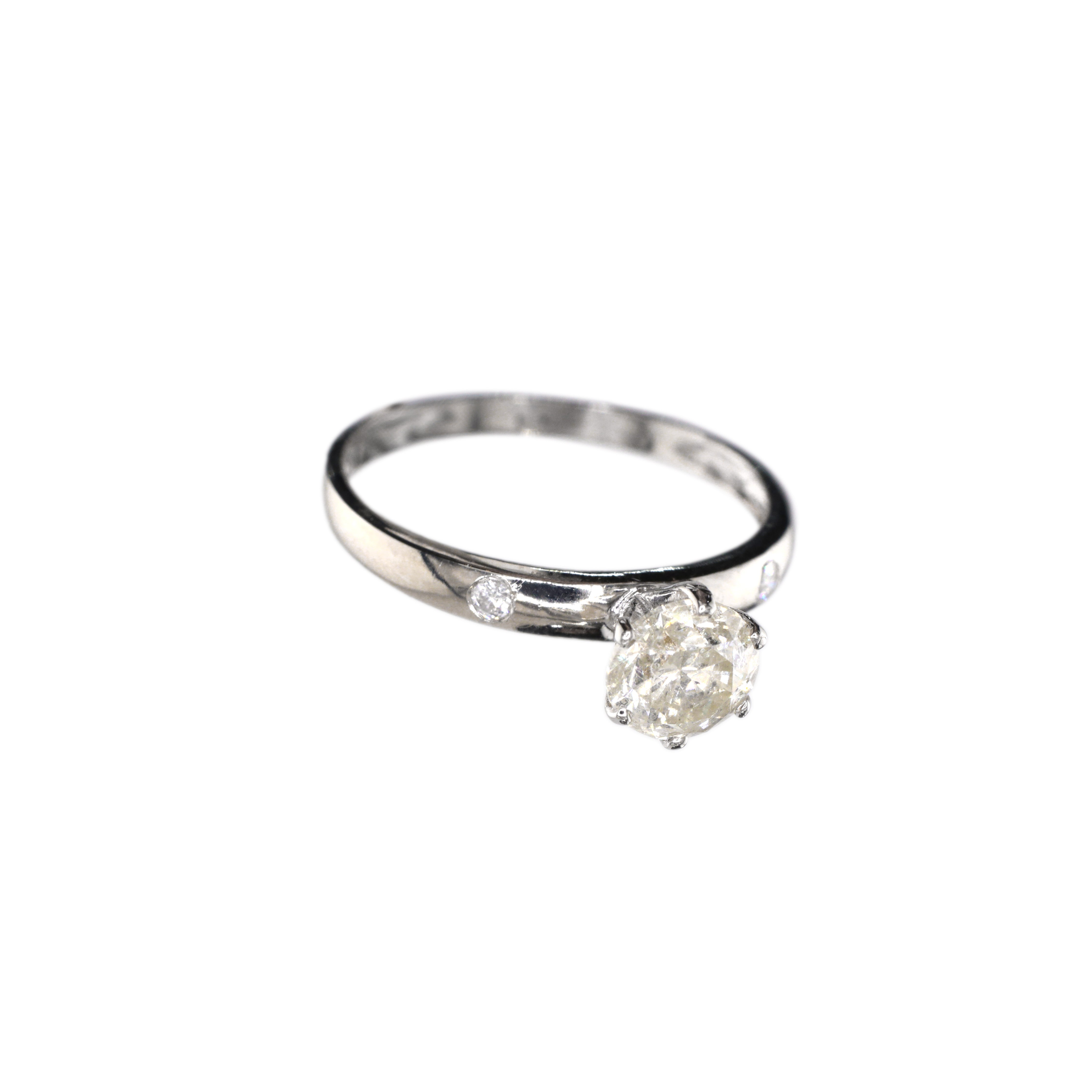 Diamond Ring Natural - By Saleh Sallom 2.470g 18Karat | 1.14 carat