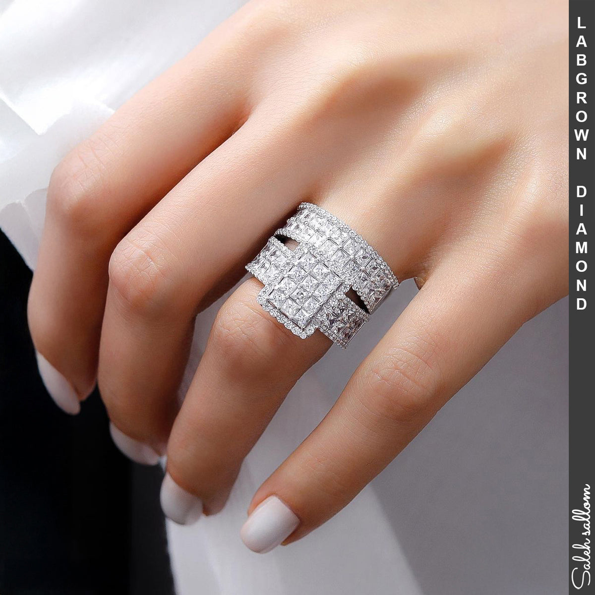 Saleh Sallom | Lab Grown Diamond  Ring 4.5 Carats