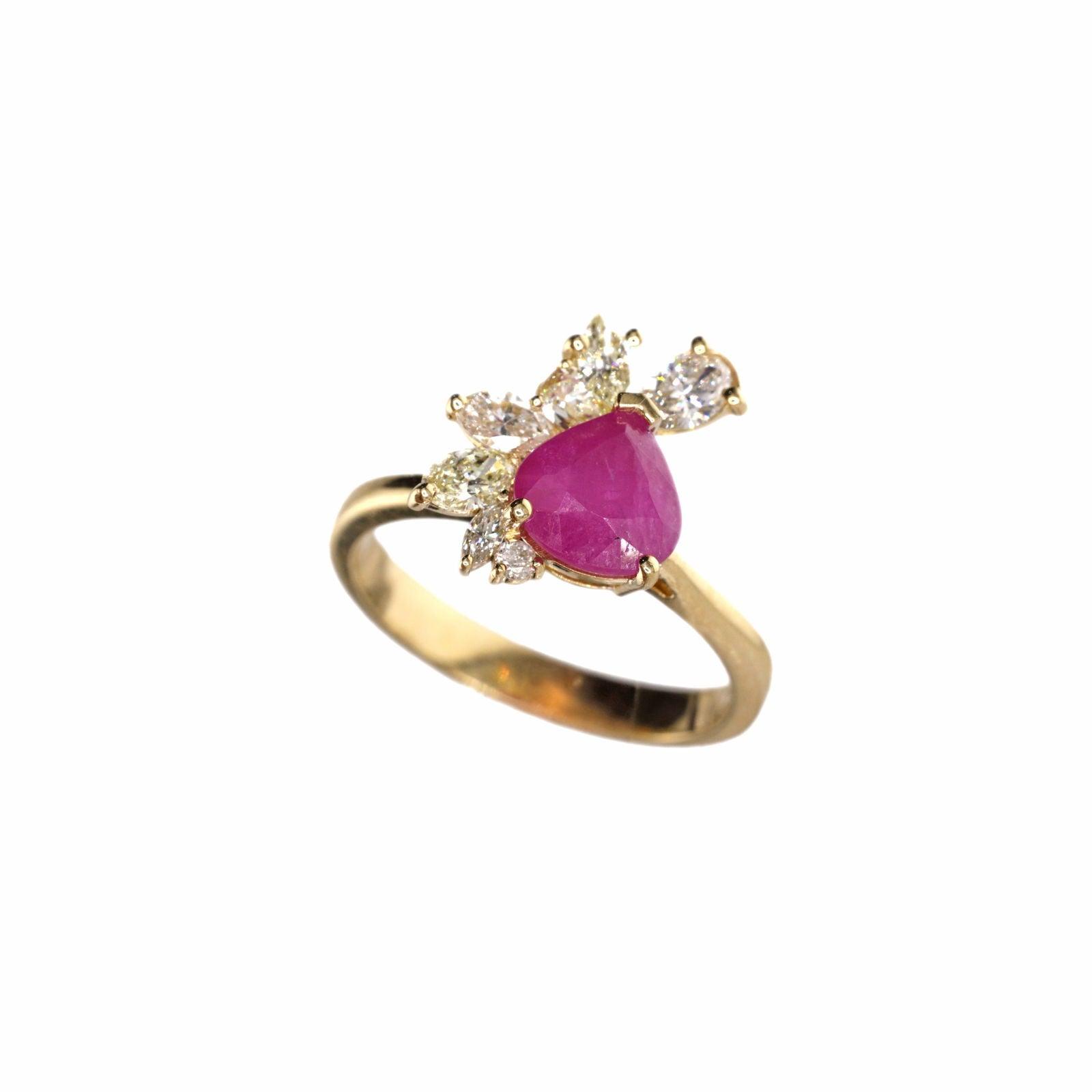 Diamond Ring Natural - By Saleh Sallom 18K - Saleh Sallom