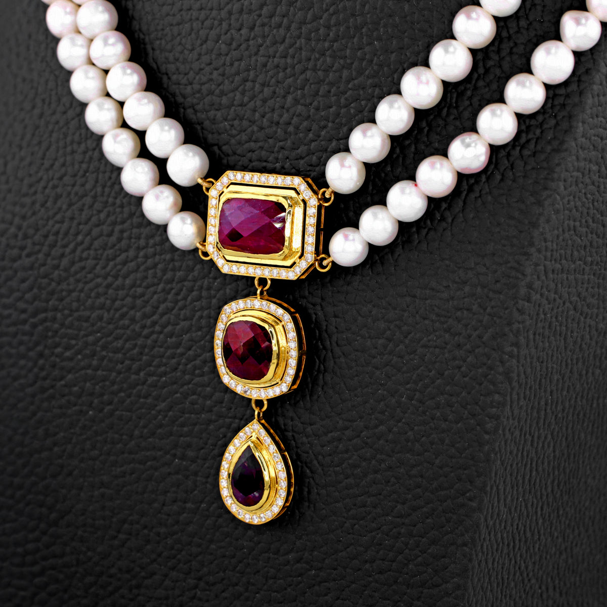 Ruby Necklace Set By Saleh Sallom