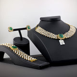 Emerald Necklace Set By Saleh Sallom