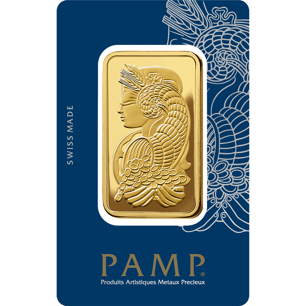 Suisse Pamp Queen 24K (999.9) 100g Gold Bar - Saleh Sallom