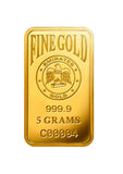 Emirates Gold 5g Gold Bar Fine Gold 999.9 Purity - 5 Grams - Saleh Sallom
