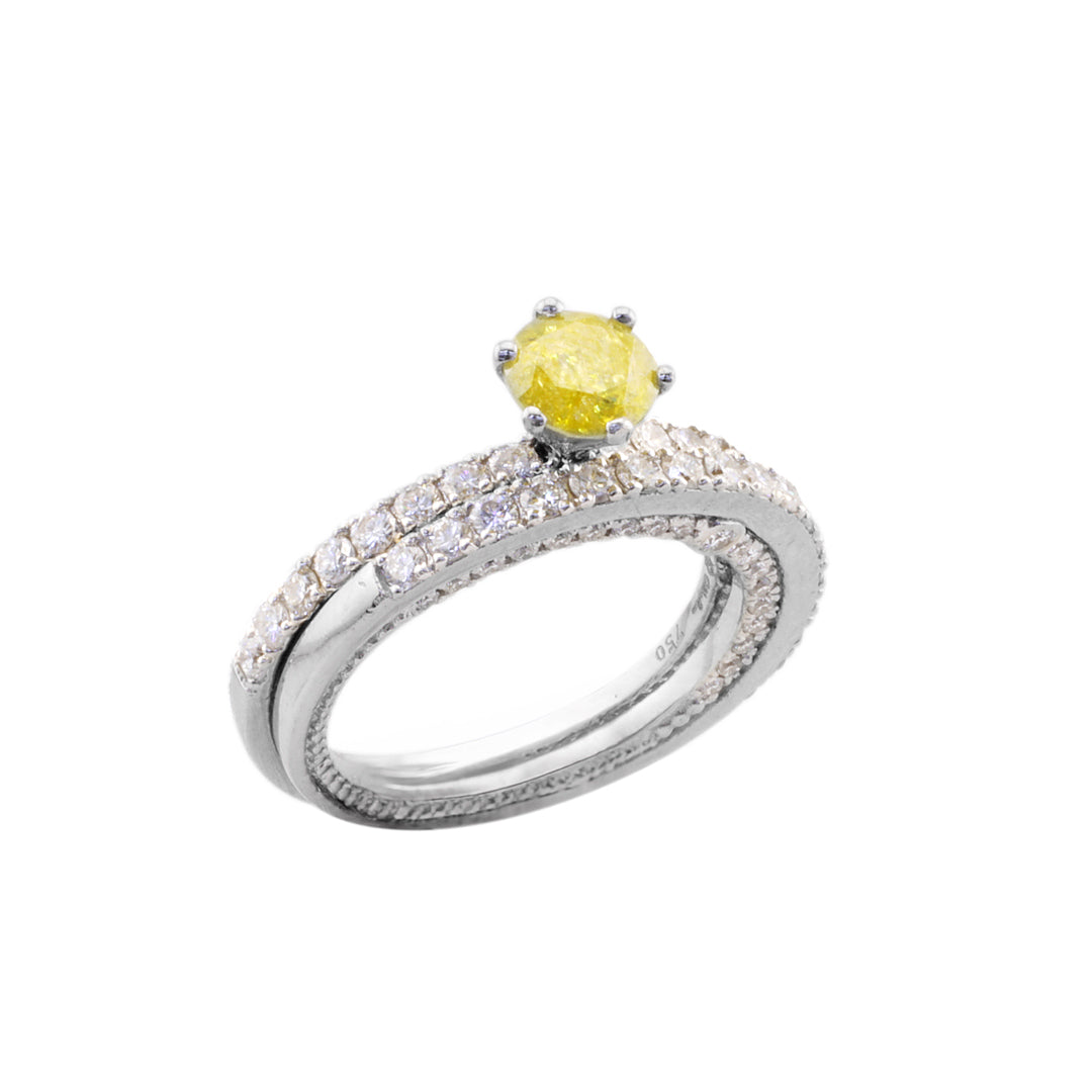 Diamond Ring Natural - By Saleh Sallom 6.90g Karat | 1.90 carat