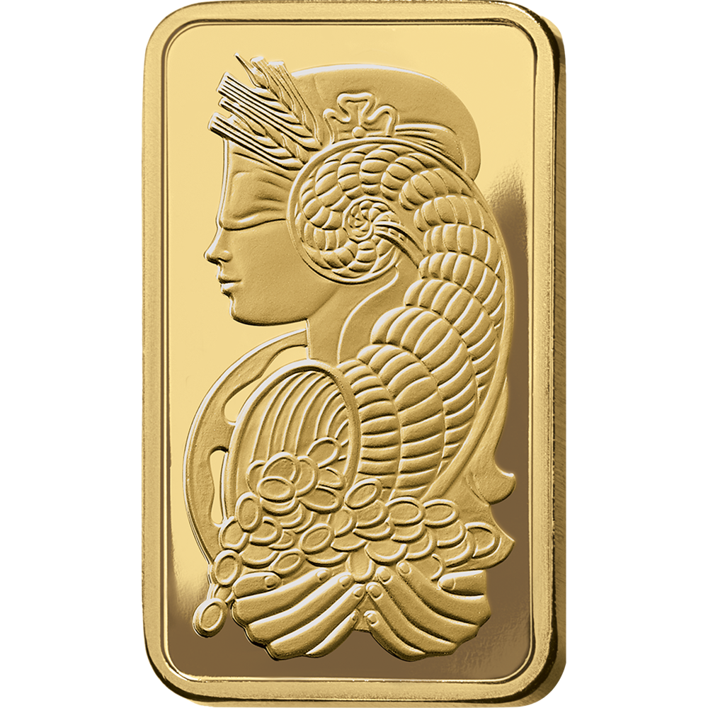 Suisse Pamp Queen 24K (999.9) 1g Gold Bar - Saleh Sallom